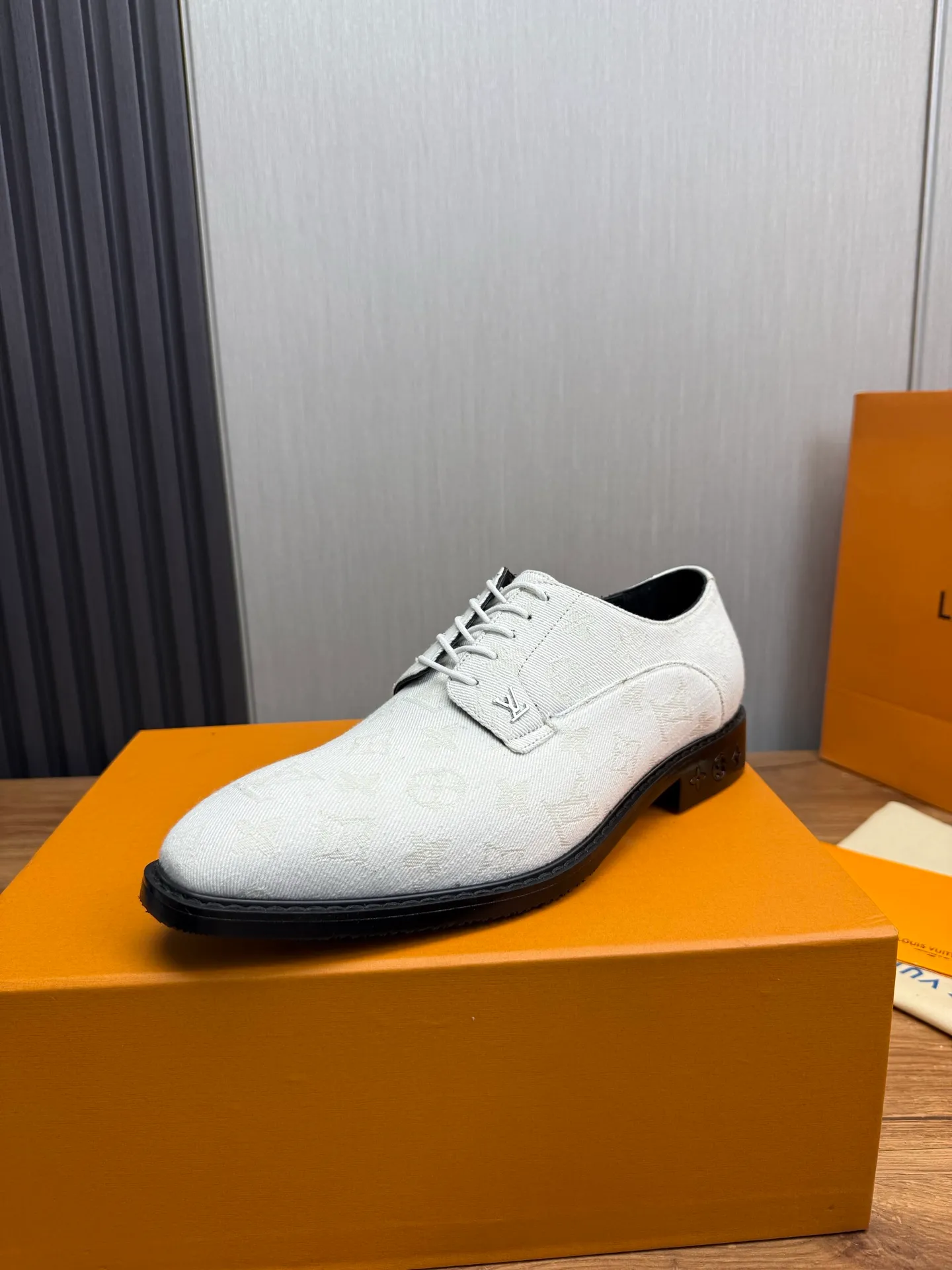 Factory 720💰 LV. Men's business casual leather shoes, all made of imported original brand leather, just to create a more comfortable wearing experience, original non-slip and wear-resistant outsole ✔️16-45 (38.45 non-refundable)